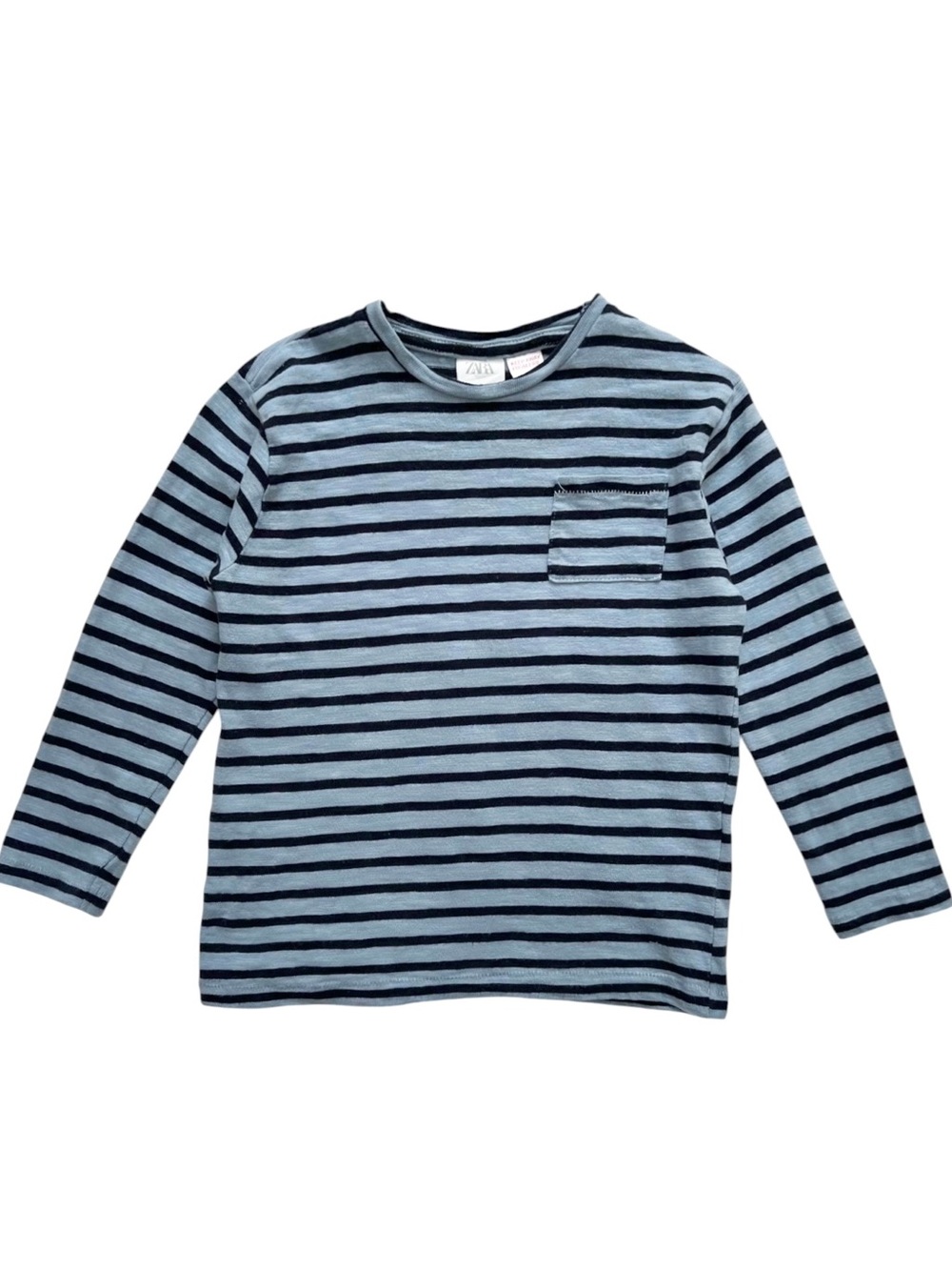 Zara boys size 4-5 striped long sleeve top